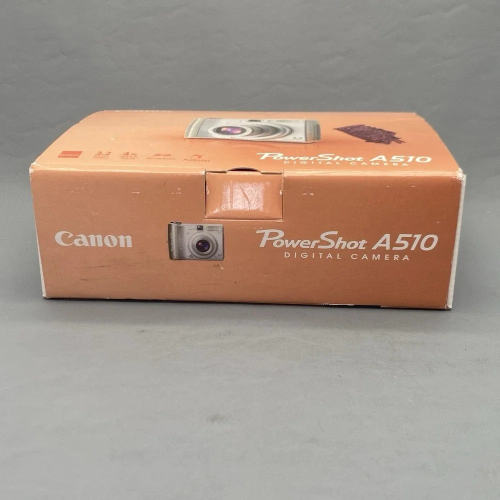 Canon PowerShot A520 4.0MP Camera - Silver 9715A001 Parts Or Not Working